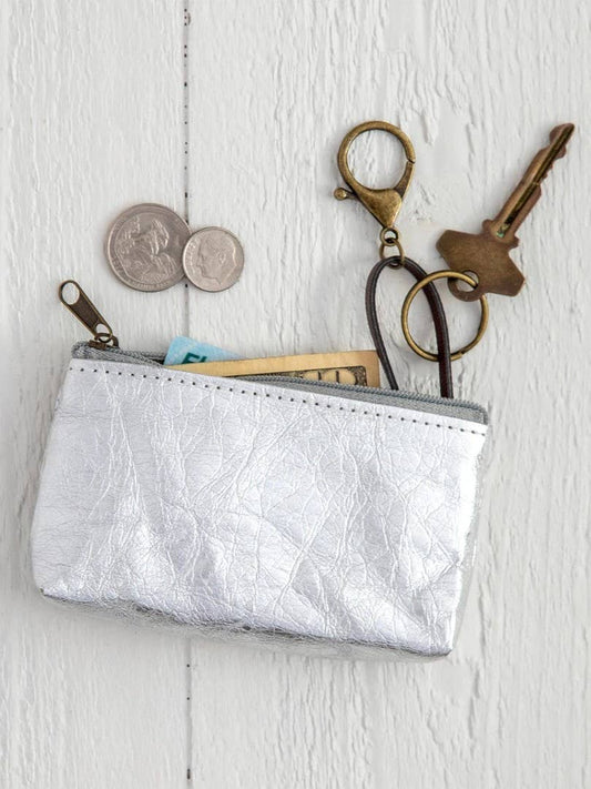 Penny Paper Mini Pouch Silver