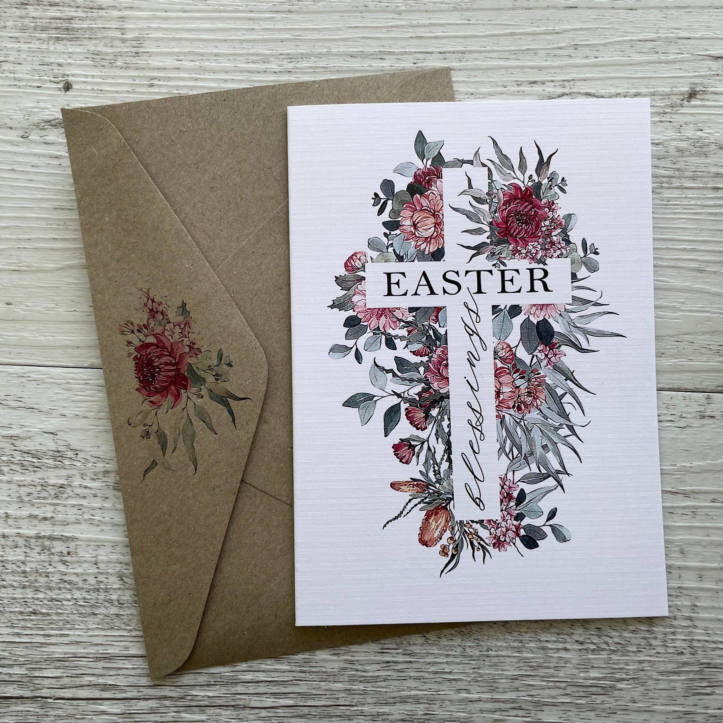 Jesus is Risen Card - Australian Florals