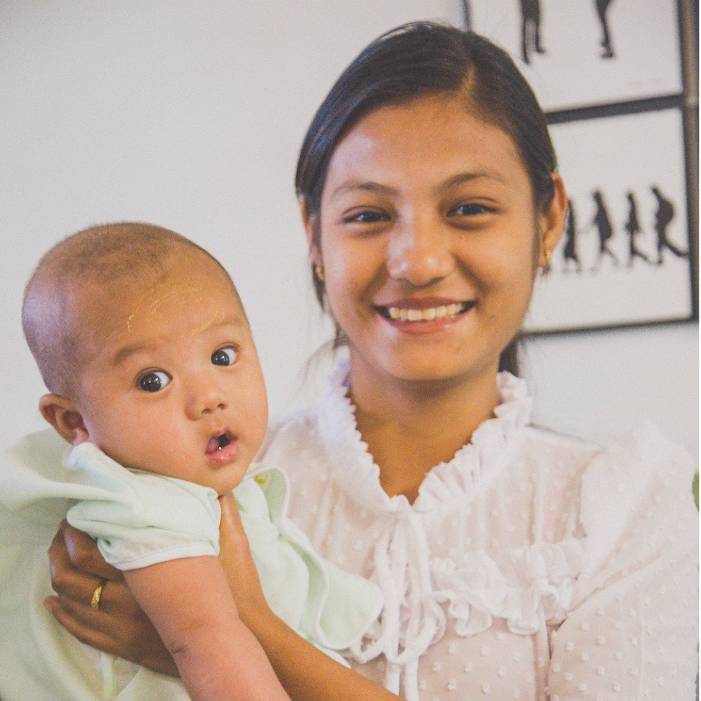 Faith Like a Mustard Seed Post Earrings - Gold
