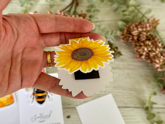 MAGNETIC BOOKMARK: Sunflower only