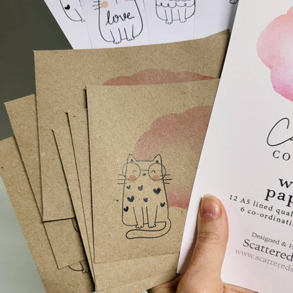 CUTE CATS Writing Paper Set