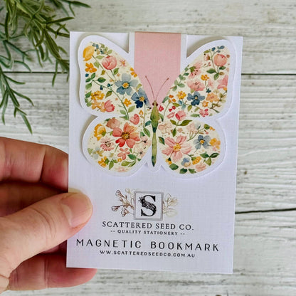 Pastel Butterfly Magnetic Bookmark - Liberty