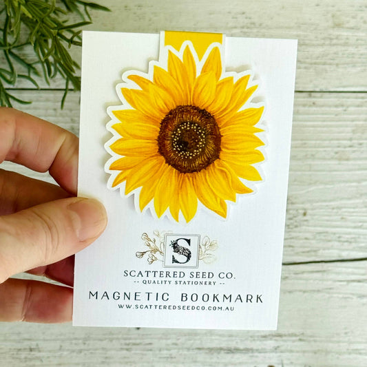 MAGNETIC BOOKMARK: Sunflower only