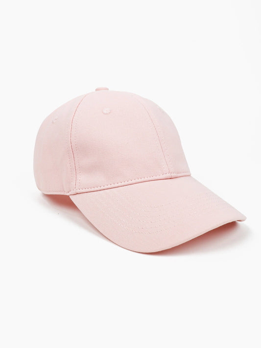 Pink Cotton Baseball Cap