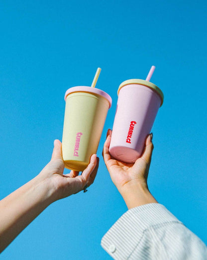 Daily Hydration Insulated Tumbler / Coffee Cup - Sunshine