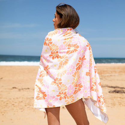 Sand Free Beach Towel - Sunshine Flora