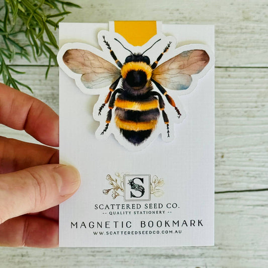 MAGNETIC BOOKMARK: Bee & Honey
