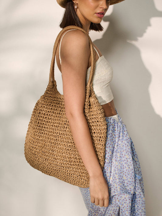 Solana Summer Beach Bag in Tan