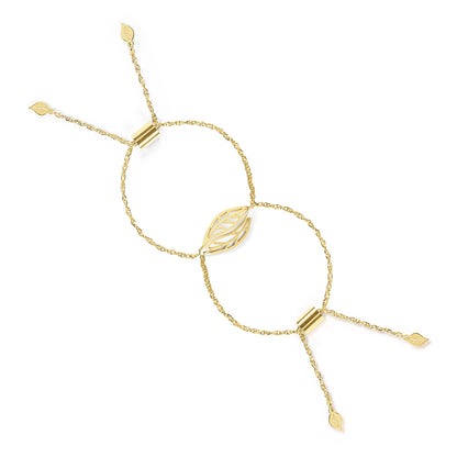 Embracing Peace Bracelet Set: Gold (set of two)