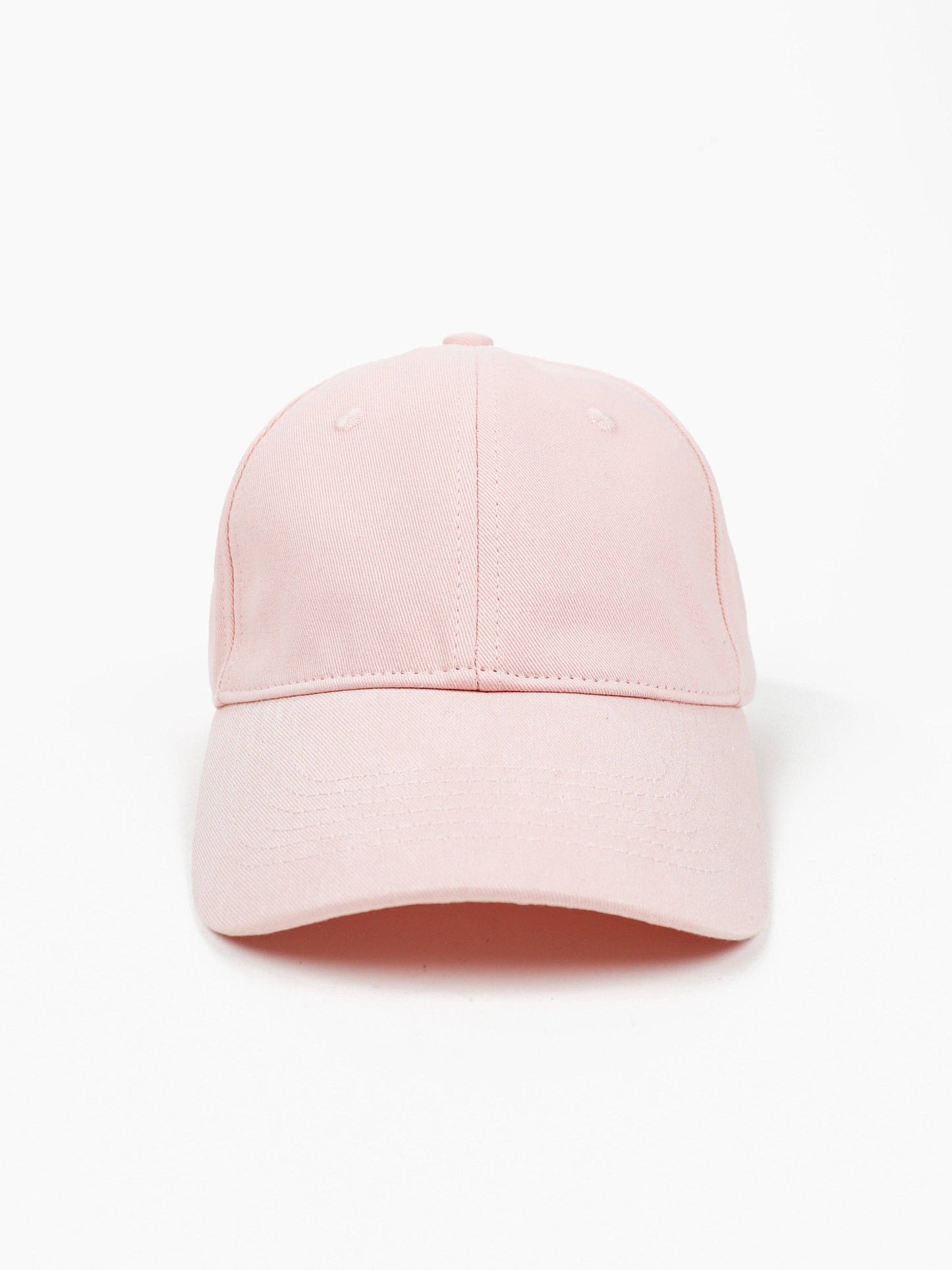 Pink Cotton Baseball Cap