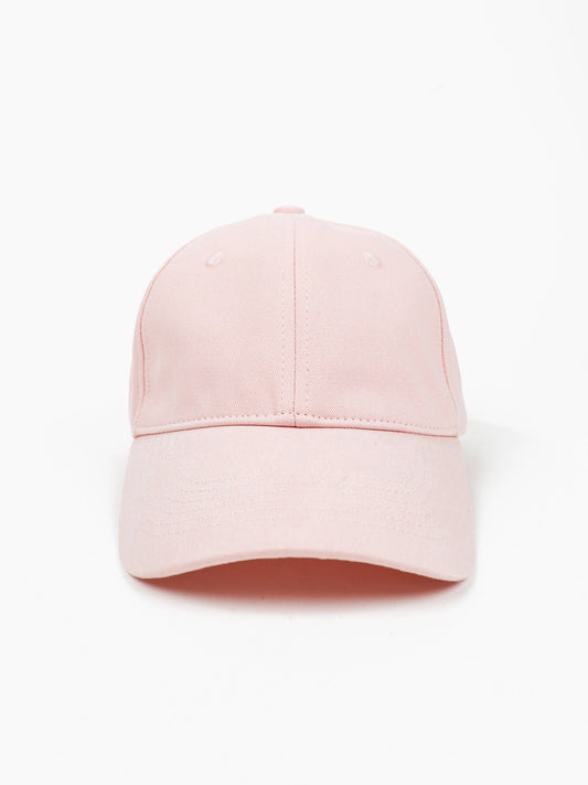 Pink Cotton Baseball Cap