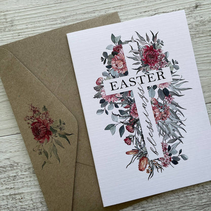 Jesus is Risen Card - Australian Florals