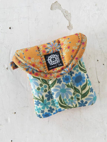 Ear Bud Case Yellow Garland Medallion