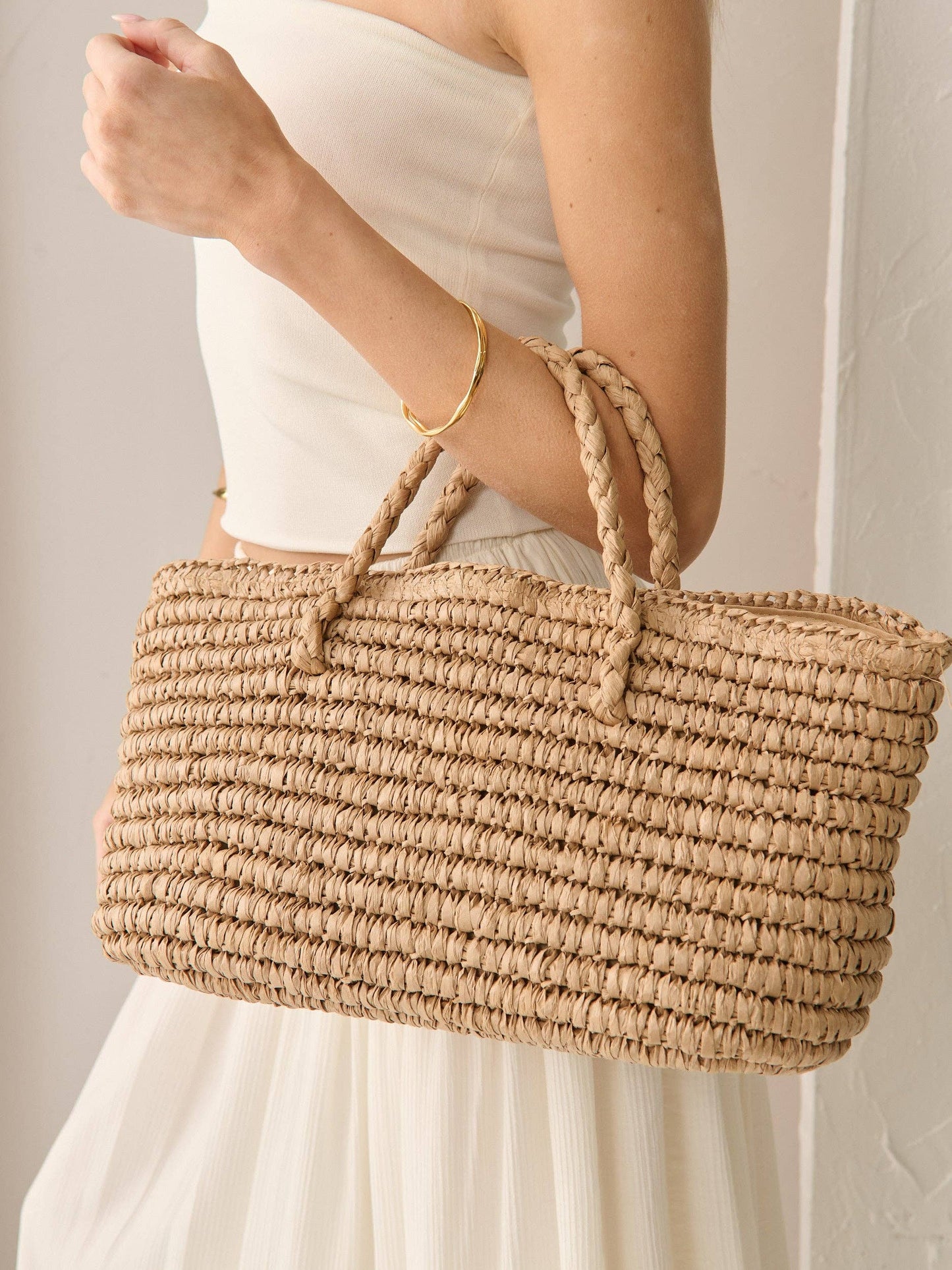 Tressa Beach Straw Bag