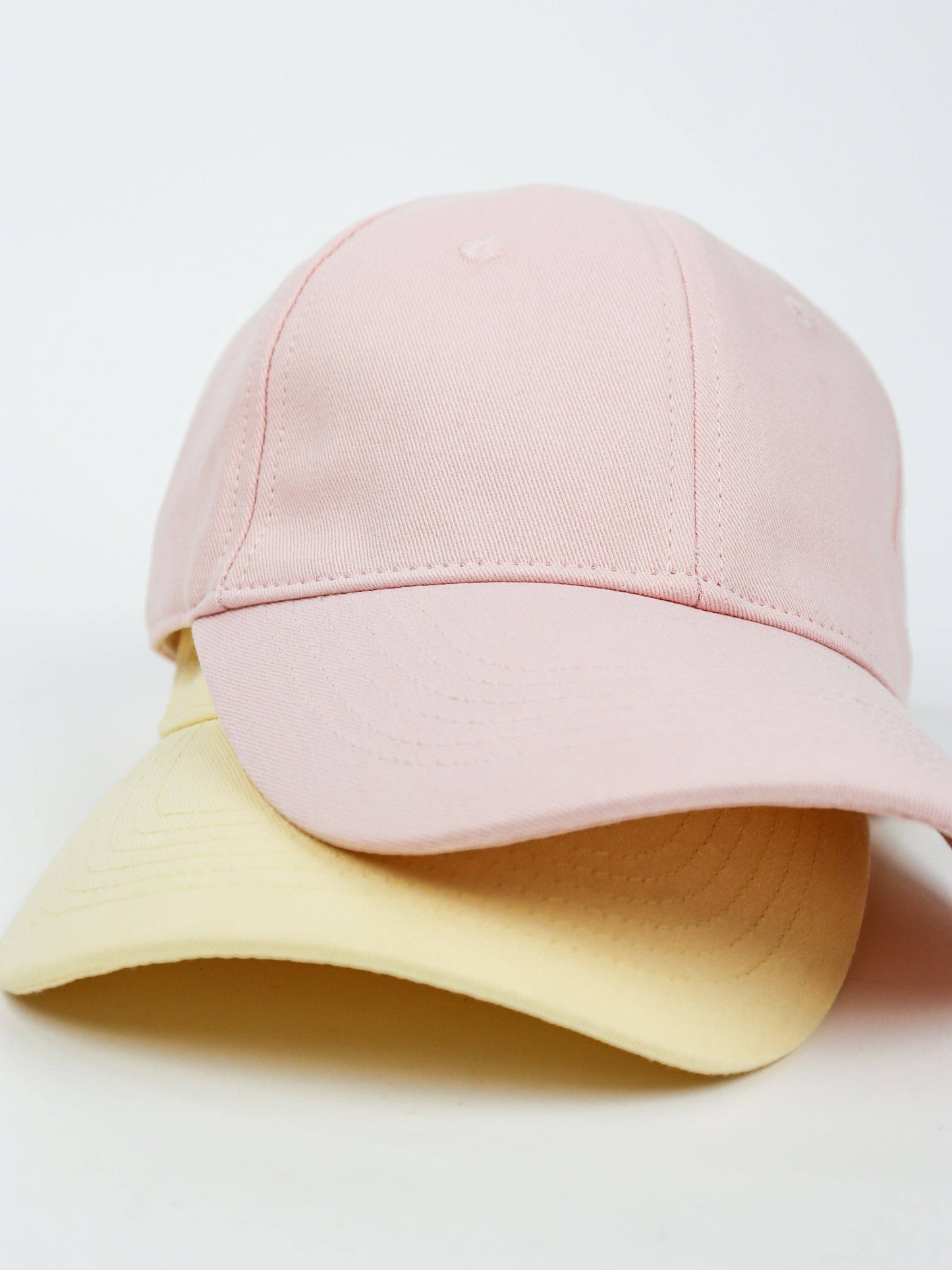 Pink Cotton Baseball Cap