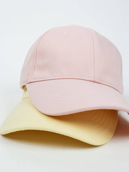 Pink Cotton Baseball Cap