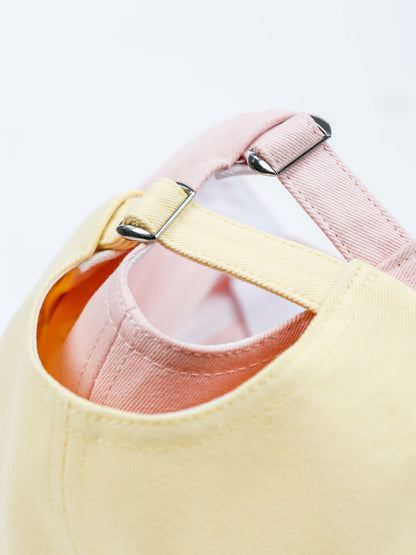 Pink Cotton Baseball Cap