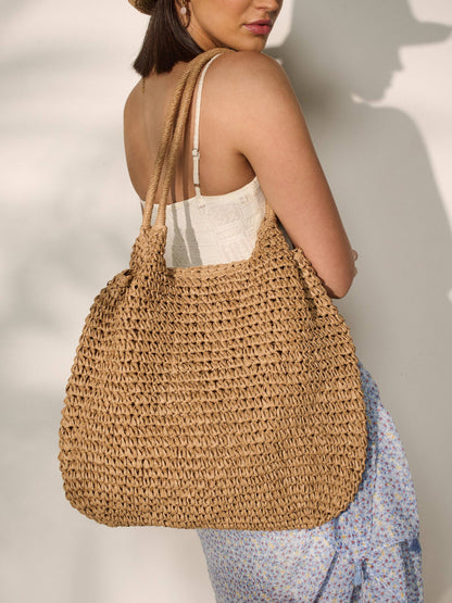 Solana Summer Beach Bag in Tan