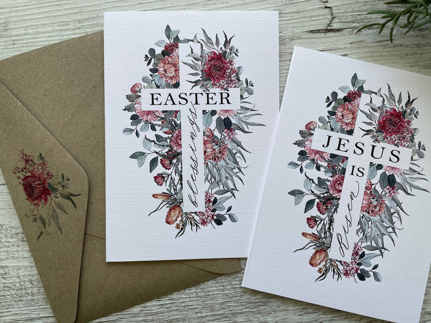 Jesus is Risen Card - Australian Florals